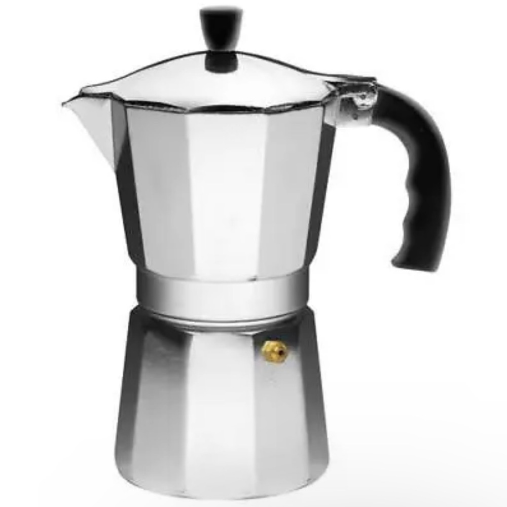 Imusa USA Aluminum Stovetop Espresso Maker 6 cup